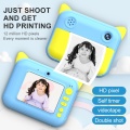 Instant Print Camera For Children Child Camera 1080P Digital Camera With Photo Paper Video Camera For Kids Birthday Gift