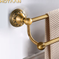 Antique Brass Bathroom Towel Holder Single Towel Bar Towel Rack Solid Aluminium Towel Rail 30/40/45/50/60cm Bathroom Accessories