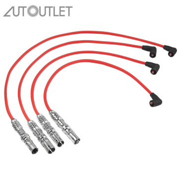 AUTOUTLET for IGNITION KIT ignition cable set for VW LUPO 030905430Q consisting of 4 ignition cables