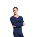 18YOOY New Long Johns For Men Of Suit Worm Underwear Pure Cotton Men's V-Collar Suit For Fashion Underwear Suit Clothes