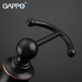 GAPPO Towel Ring black Towel Holders Brass towel ring holder bath hanger Bathroom Accessories wall mount Bath Hardware