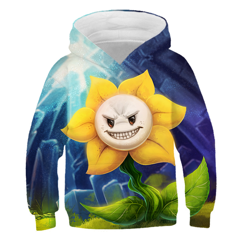 New Undertale hoodies 2020 new design Sans pattern 3D printing fashion boys girls hoodies sweatshirts tops