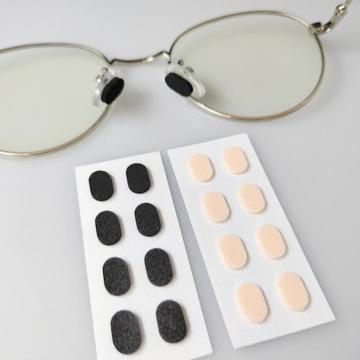 4 Pair Eyeglasses Nose Pads Non-slip Sponge Nose Pad Myopia Glasses Nose Pad Decompression Puff Men Women Eyewear Accessories