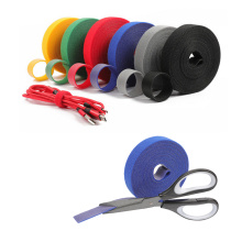 5 Meters Cable Ties Power Wire Loop Tape Multifunction Polyester PP Straps Fastener Reusable Tape Cable Organizer