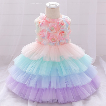 Summer Dress Newborn Baby Dress Summer Infant Christening Dress 1st Year Birthday Dresses For Baby Girls Princess Party Dress