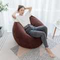 Bean Bag Sofa Tatami Living Room Lazy Sofa Single Rest Cushion Chair Velvet Stool Home Decor Ergonomic (W/ EPS Particle padding)