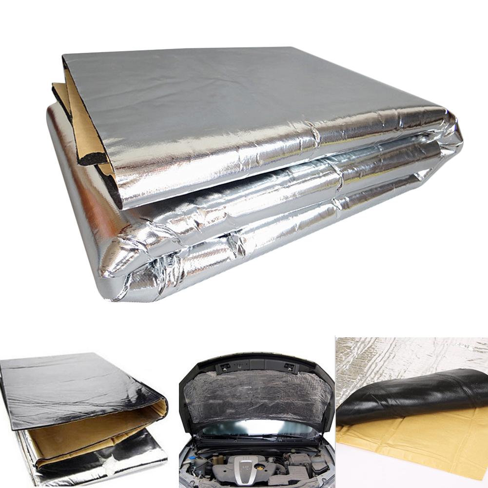 Car Vehicle Hood Engine Thicken Aluminum Foil Sound Heat Insulation Mat Pad 2020