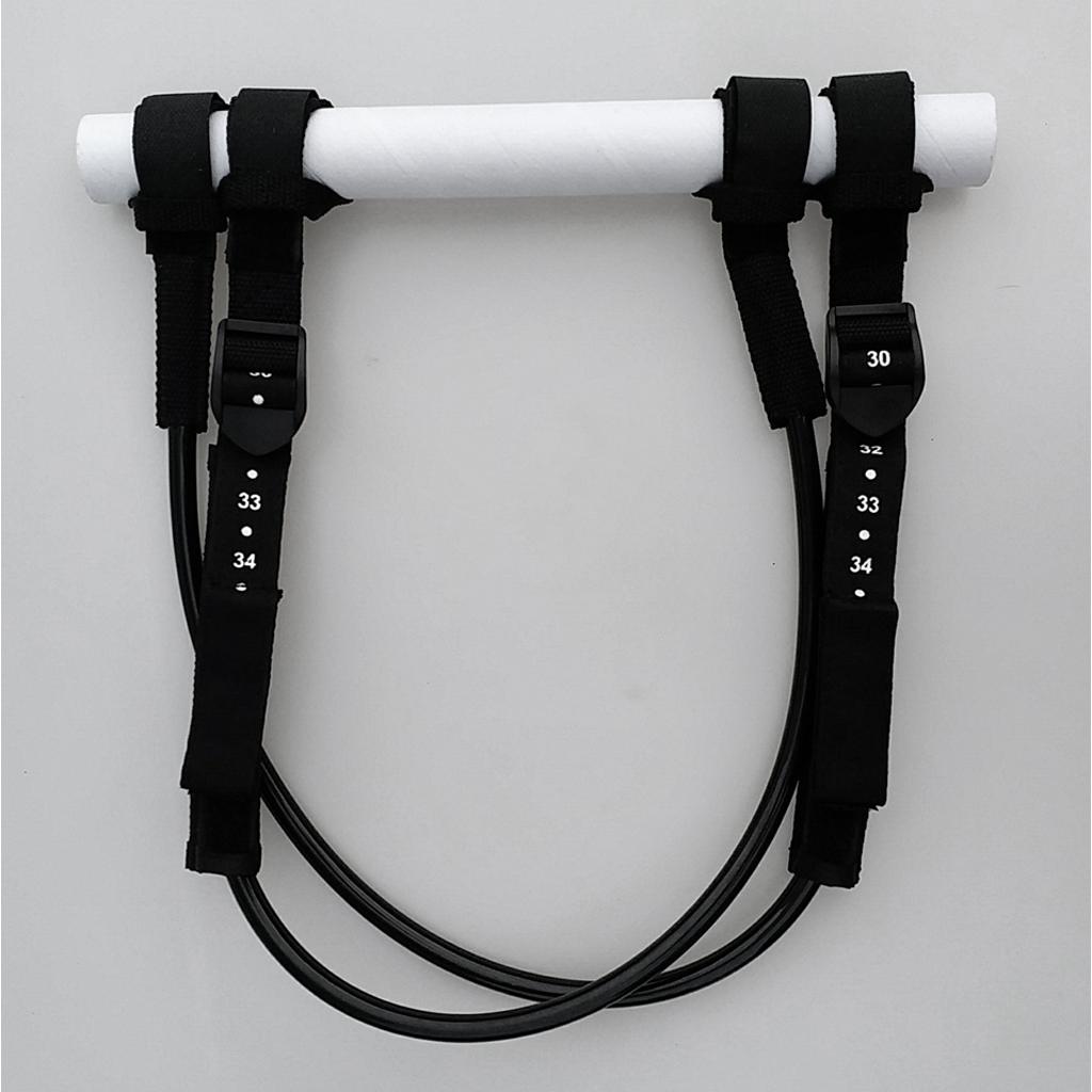2Pcs/Set Deluxe Black TPU Tubing Windsurfing Harness Line 28-34' Or 22-28' Water Sports Surfing