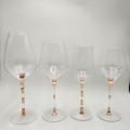 transparent glass red wine cup champagne flute
