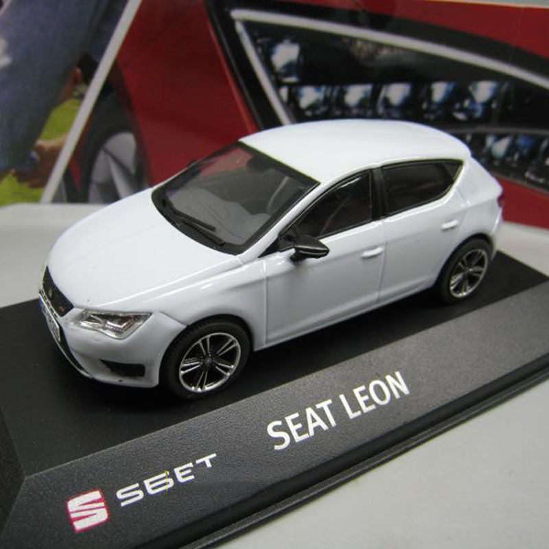 1/43 scale seat leon ibiza sc car model toy diecast model Can be used as Send children kids gift model collection indoor display