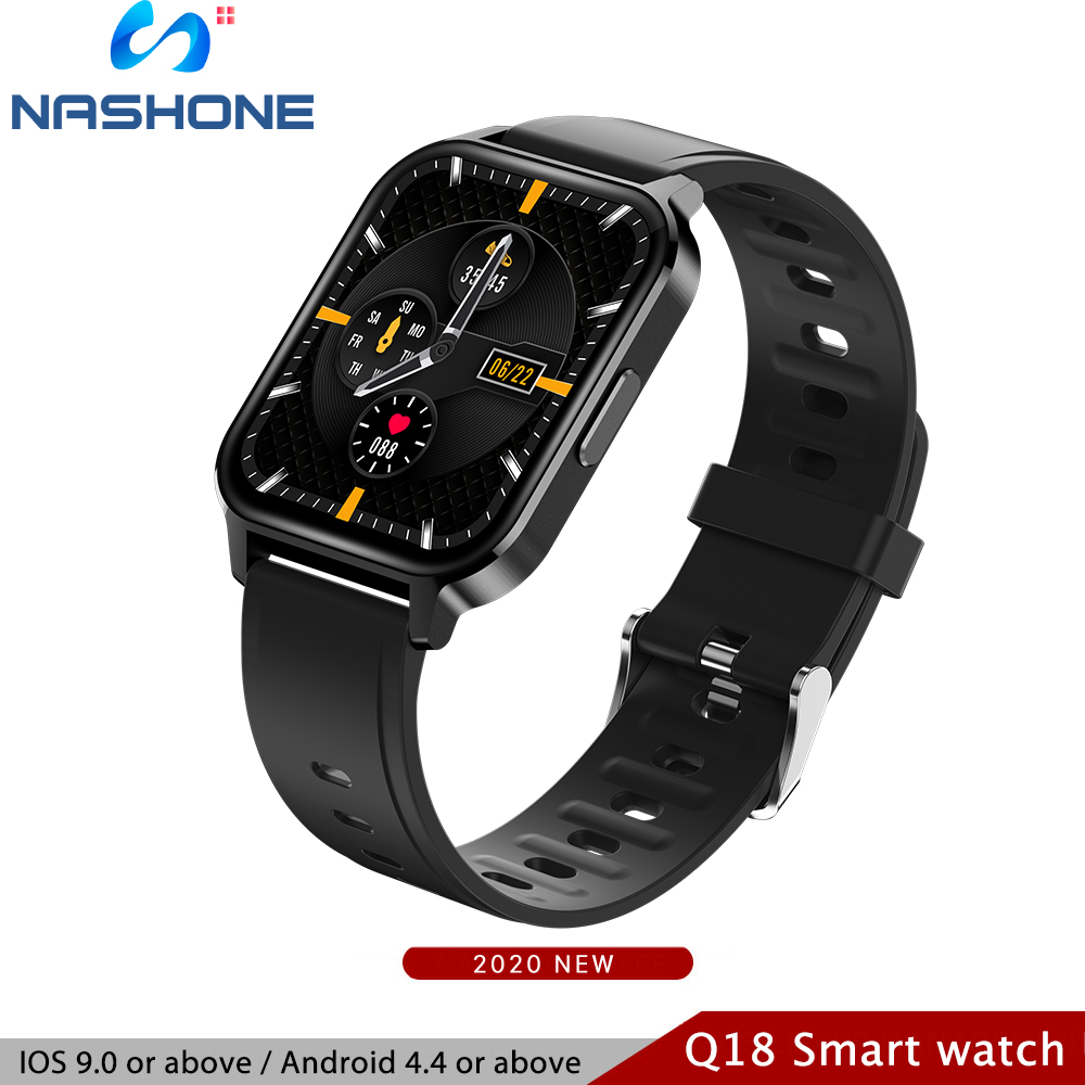 Smart Watch Women Man Silicone Straps Smart Watch 1.7 Screen Fitness Bracelet Massive Dial Wrist Fashion Watch 2020 Smart Band