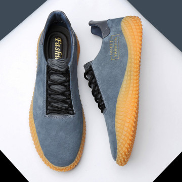 Personality type men's tide shoes pigskin upper comfortable breathable Oxford outsole cushioning men's casual shoes wild models