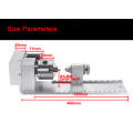 Slide rail fourth axis rotary shaft A axis 4 axis numerical control division head of the olive core stereo fittings Slide four