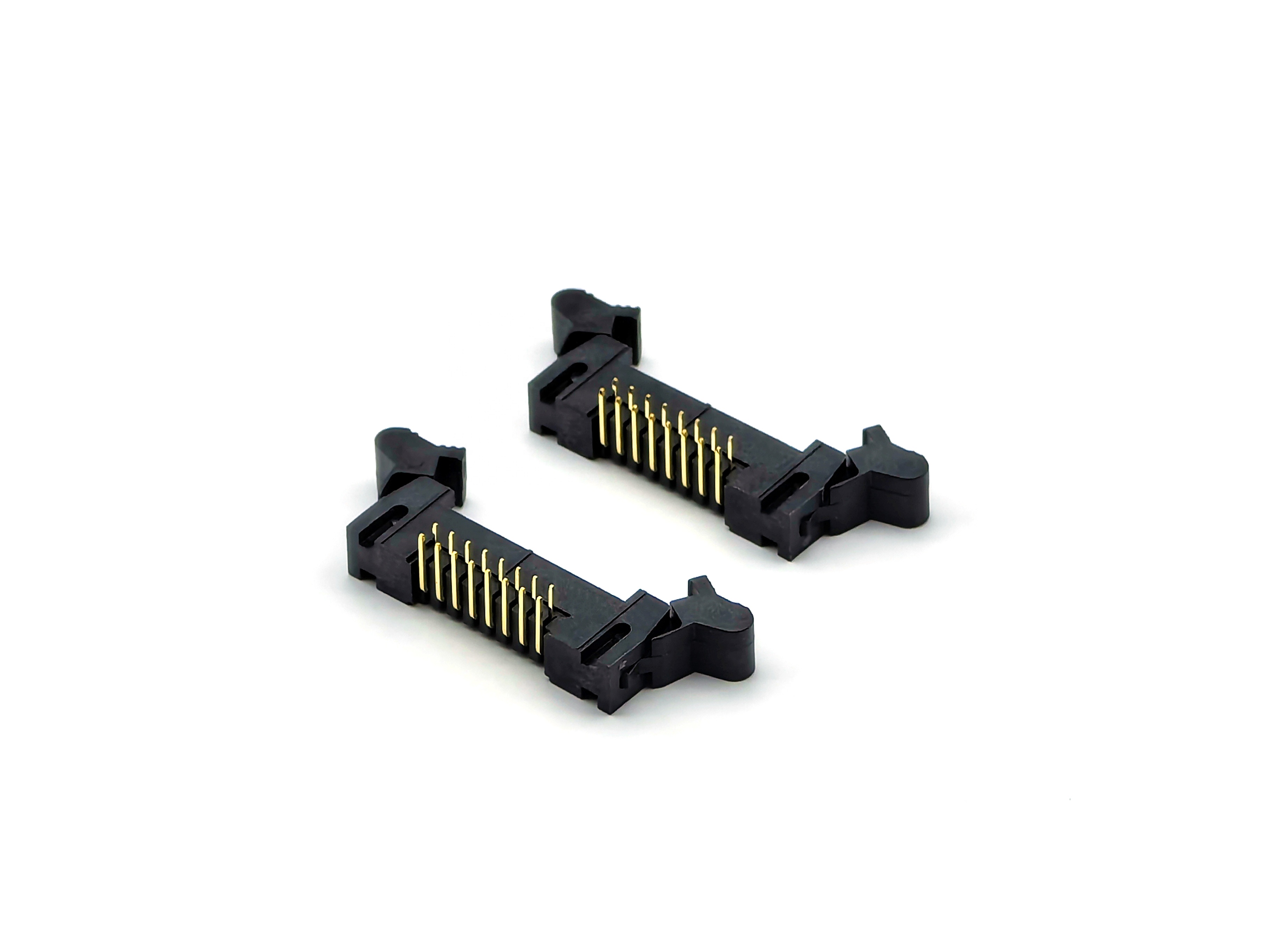 2.0mm Pitch Ejector Header Connector Right Angle 2*8P