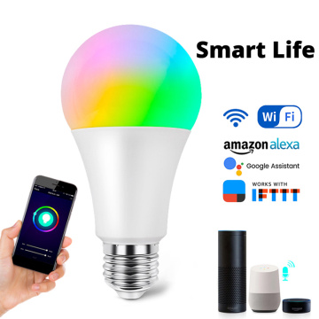 RGBCW WiFi Smart Light Alexa Echo Voice Control LED Bulb Smart Home Light Timing Bulb For Amazon Alexa/Google Assistant/IFTTT