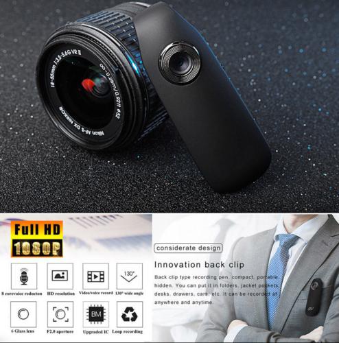 HD 1080P 130 Degree Mini Camcorder Motion Detection Dash Cam Police Motorcycle Bike Motion Camera For 1280x720 1920x1080 Video