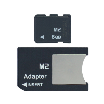 M2 with Adapter Memory Stick Micro into Memory Stick Pro Duo 512MB 1GB 2GB 4GB 8GB MS PRO DUO