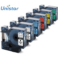 Unistar 6pcs 12mm 45013 45010 45016 45017 45018 45019 Compatible Dymo D1 45013 Label Tape for Dymo LabelManager 160 Label Maker