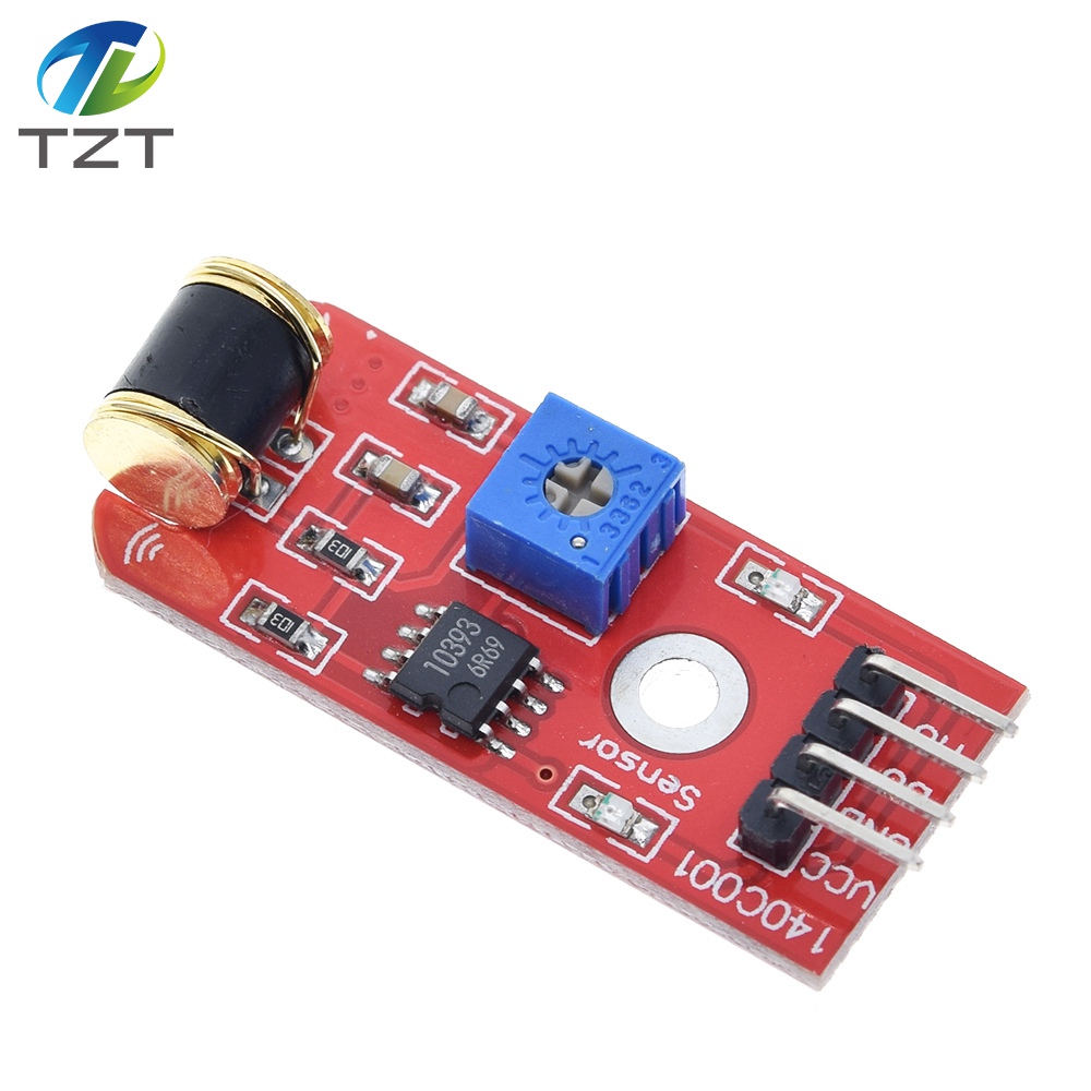 TZT 801s Shake vibration Sensor Module For Arduino Open Source LM393 3-5VDC TT Logic