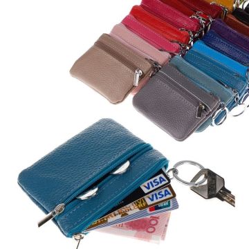 Coin Purse Men Small Bag Wallet Change Purses Zipper Money Bags Children Mini Wallets Leather Key Credit Card Holder Carteira