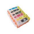 6 colors for Canon PGI-125 CLI-126 125 126 refillable ink cartridges For CANON PIXMA MG6110 MG8110 printer