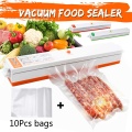 220V Vacuum Food Sealer Machine Vacuum Sealing Machine Film Container Household Food Sealer Saver Include with Vacuum Packer