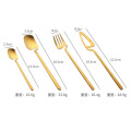 4pcs Dining Spoon Fork Cutlery Set Ice Cream Desserts Soup Coffee Use Home Kitchen Table Decor Flatware Sets kitchen tools