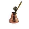 Turkish With traditional design turkish copper iron carving decorative accessories wood iron arm coffee pot ottoman arabic