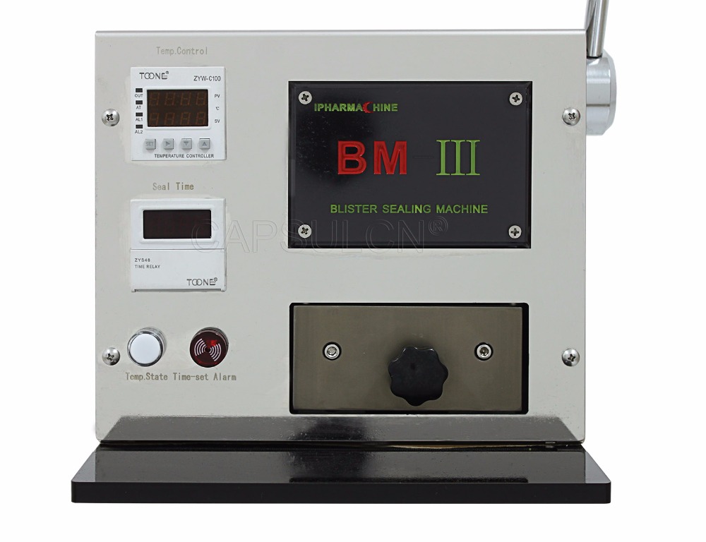 Pro Mini Manual Blister Packaging BM-III Aluminium-Plastic Blister Packaging Machine (110V 60HZ) (Can Support Customize)