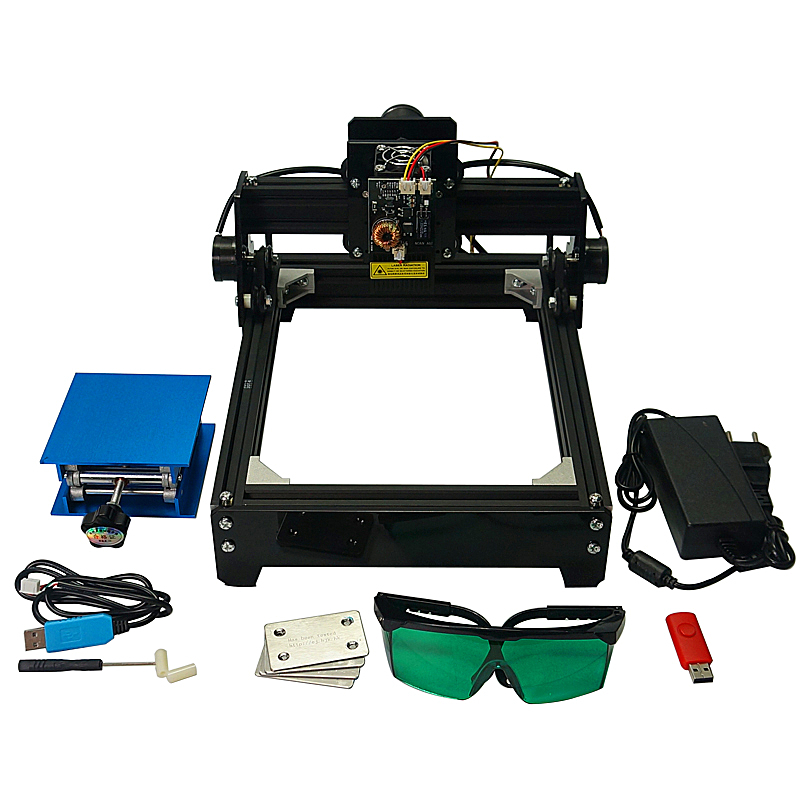 High Quality 15W 15000MW Mini 2014 Diy Laser Engraving Metal Engraver Marking Machine