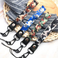 Camouflage Army Green phone Lanyard short rope for keys ID Card Gym Mobile Phone Straps USB badge holder DIY Hang Rope Keychain