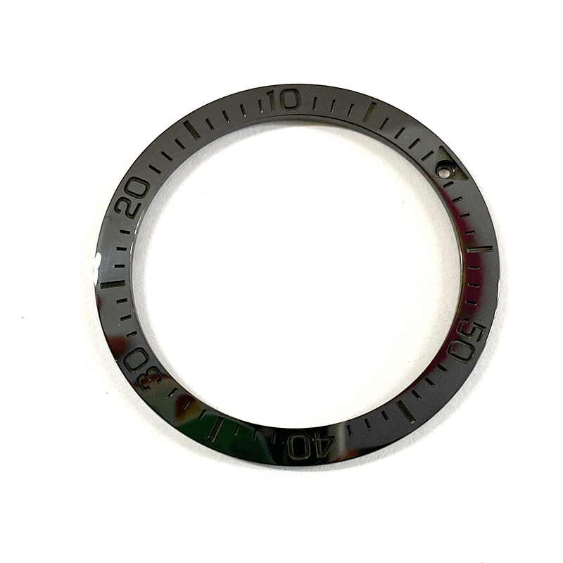 black ceramic bezel