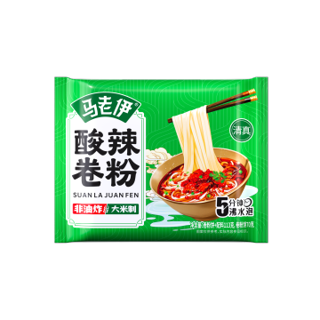 Instant Sour and Spicy Rice Noodle Roll
