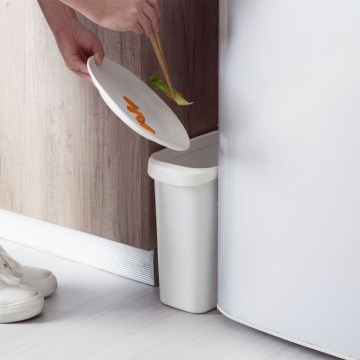 Narrow Trash Can Kitchen Bathroom Trash Bin Garbage Cans Dustbin Plastic Waste Bins Paper Basket Simple Rubbish