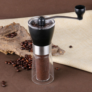 Portable Manual Coffee Grinder Conical Ceramic Burr Grinder For Home Office Travelling Washable Coffee Mill Easy Cleaning