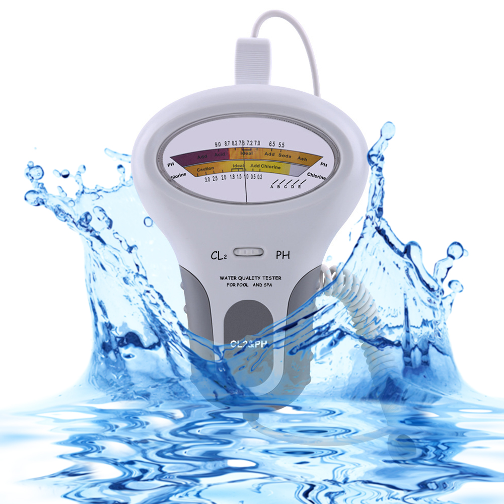 Portable SPA PH Chlorine Meter Swimming Pool Water Quality PH Cl2 Level Tester Easy Carrying Swimming Durable Parts