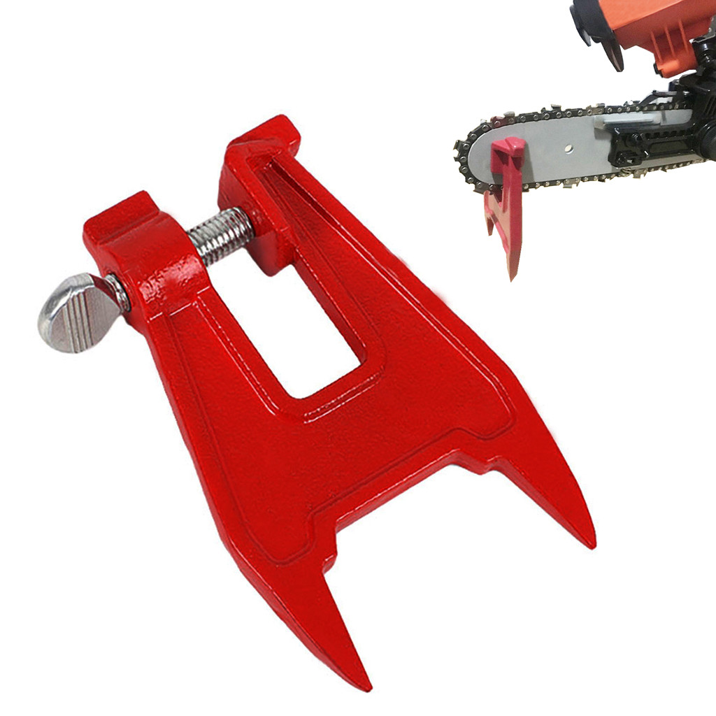 Metal Stump Vise Saw Chain Sharpening Filing Tool Bar Clamp Chainsaw Accessories Tool Parts Stump Vise for any chainsaw owner