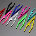 5pcs Plastic Tweezers Portable Beads Small Disposable Tweezers Hand Tools For Crafts DIY Jewelry Making 10.5cm
