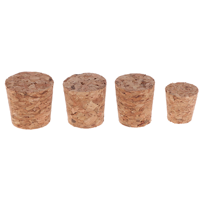 10pcs Wood Wine Glass Bottle Stopper Kettle Pudding Container Cork Cap Burette Buret Tube Lid Many Sizes