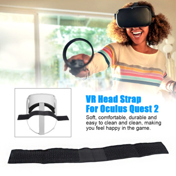 Durable Strap Fixed Easy Clean For Oculus Quest VR 2 Game Accessories Replacement Parts Elastic Band Soft Relieves Pressure