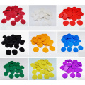 18 colors 19mm Creative Gift Accessories Plastic Poker Chips Casino Bingo Markers Token Fun Family Club Game Toy 50PCS/Set