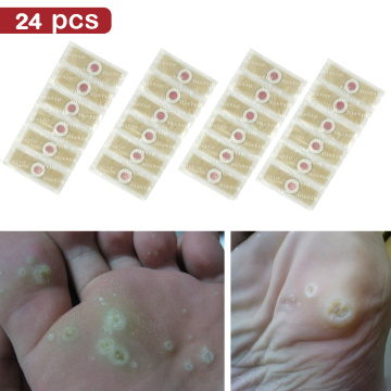 24pcs Foot Corn plaster Removal Remover Warts Thorn Plaster Medical Plaster Health Care For Relieving Pain Calluses Plaster