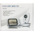 VB603 Two-Way Audio Talk 3.2inch 2.4G Wireless Video Baby Monitor Night Vision LCD Screen Temperature Monitor Security Care Baby