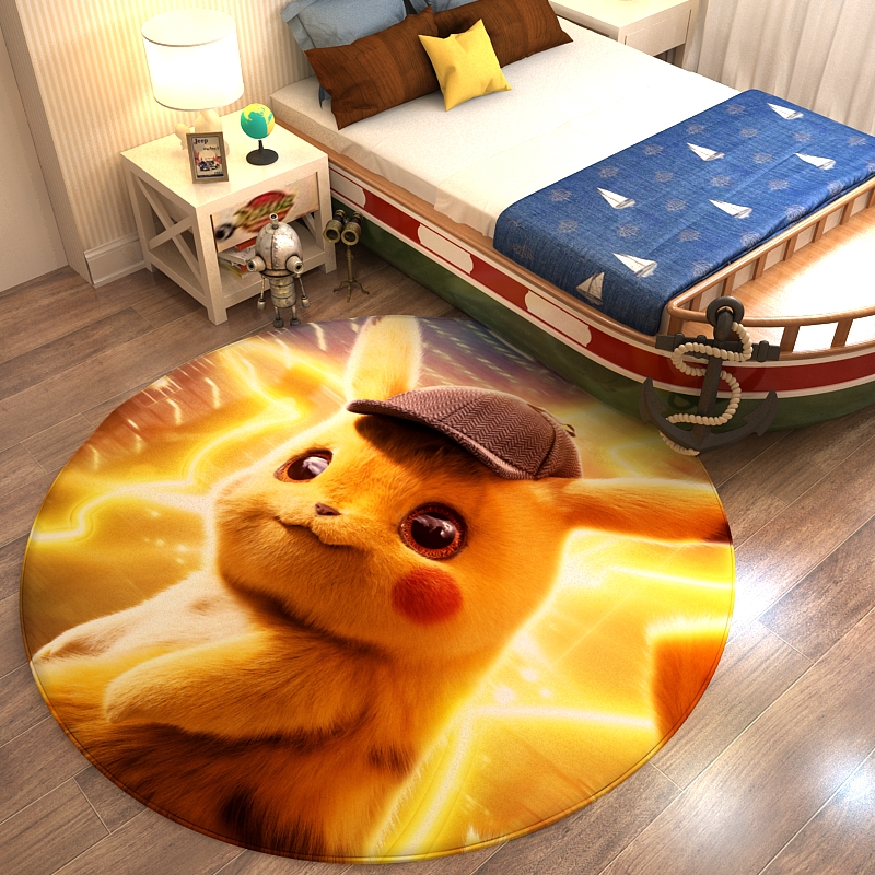 Anime Kingdom Hearts Sonic Horse Door Mat Floor Round Rug Home Carpet Hotel Living Bedroom Anti Slip