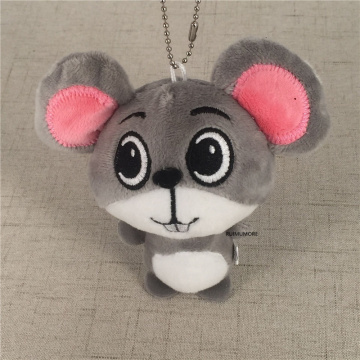 1PC 12CM Mouse Gift Animal Plush Toy , Key Chain Plush Doll Toy