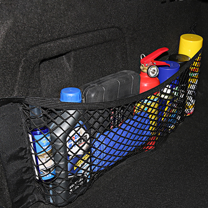 Universal Mesh Net Storage Bag for Car Trunk Auto Cargo SUV Organizer Stowing Box Luggage Holder Nets Interior Accessories