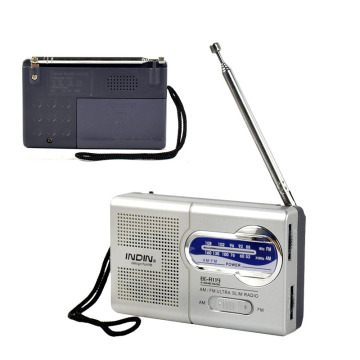 Portable Radio AM FM Receiver Telescopic Antenna Receiver Mini Pocket Built In Speaker Mini MP3 Music Kitchen Outdoor Player