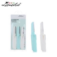 3pcs Eyebrow Razor Facial Hair Remover Eyebrow Trimmer Sharp Makeup Knife Blade Eye Brow Shaping Hair Remover Tool TSLM2