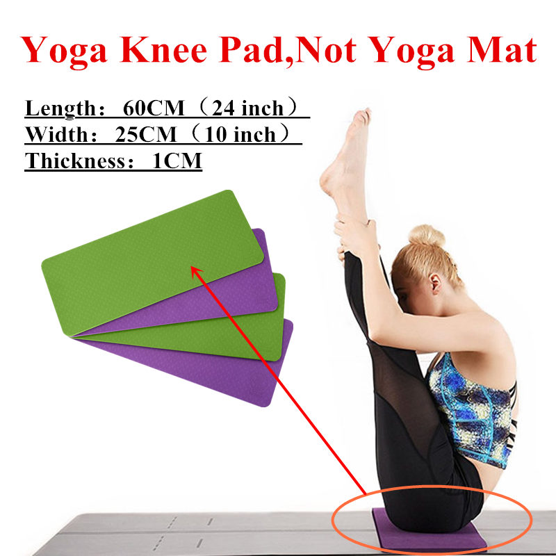 3 in 1 TPE Yoga Knee Pads High Density Non Slip Thick 10 mm Knees Wrists and Elbows Pad for Yoga Pilates Ab Wheel Floor Exercise