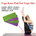 3 in 1 TPE Yoga Knee Pads High Density Non Slip Thick 10 mm Knees Wrists and Elbows Pad for Yoga Pilates Ab Wheel Floor Exercise